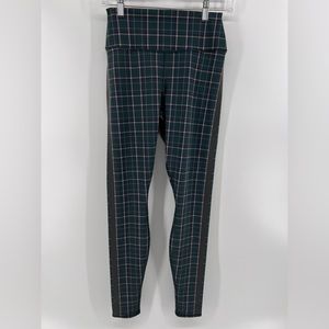 Alo Yoga Occasion Forest Plaid Leggings Size Medium